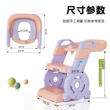 儿童马桶楼梯式小男女孩坐便器圈阶梯折叠宝宝专用厕所尿盆脚踩凳