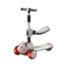 儿童滑板车1一3-6-12岁男女大童小孩三合一可折叠可坐溜溜车