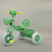 新款儿童三轮车脚踏车玩具带灯光音乐加大轮子2-4岁卡通款