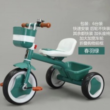 新款儿童三轮车脚踏车推车宝宝三轮儿童小孩子单车婴儿手推车