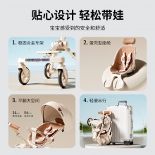 溜娃神器轻便儿童手推车宝宝可躺婴儿高景观折叠车遛娃车