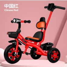 儿童三轮车1-3-2-6岁大号宝宝手推脚踏车儿童车小孩玩具灯光音乐