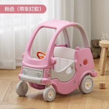 儿童游戏玩具车淘气堡公主车塑料四轮滑行助力学步车幼儿园小房车