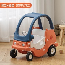 儿童游戏玩具车淘气堡公主车塑料四轮滑行助力学步车幼儿园小房车