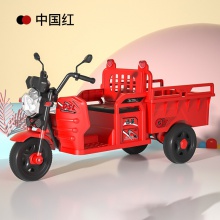 儿童电动三轮车小孩玩具遥控车可坐可骑灯光遥控音乐带斗三轮车