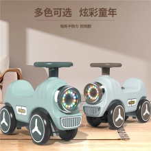 新款儿童摇摇马溜溜车二合一多种功能家用婴幼儿室内火车玩具