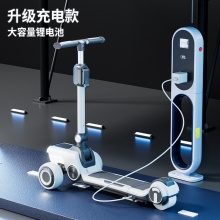 儿童滑板车中大童可充电电动滑板车可折叠加宽加大多种功能滑行车
