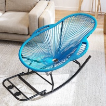 摇摇椅户外庭院逍遥椅简约摇摇躺椅大号彩虹摇椅家用客厅休闲