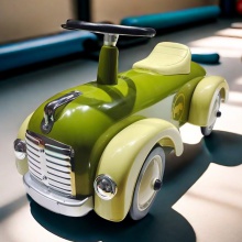 北欧风INS波比车经典金属学步车四轮滑行防侧翻好看的扭扭车