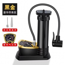 厂家直供脚踩打气筒自行车家用电瓶摩托车篮球多种功能管高 压充气泵