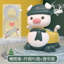 儿童马桶坐便器新款男女宝宝婴幼儿加大尿盆厕所神器带音乐软垫