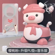 儿童马桶坐便器新款男女宝宝婴幼儿加大尿盆厕所神器带音乐软垫