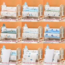 婴儿床实木多种功能宝宝bb床摇篮小床新生儿睡床可移动儿童拼接