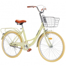 自行车女款成人轻便代步通勤女士24寸/26寸实心胎大学生淑女单车