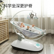 电动摇椅新生儿摇摆椅宝宝自动摇床坐垫可调节角度电动摇椅