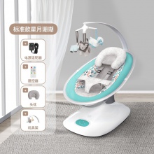 电动摇椅新生儿摇摆椅宝宝自动摇床坐垫可调节角度电动摇椅