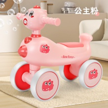 儿童滑行车1-3岁宝宝音乐灯光四轮防侧翻助步车小孩泡泡车