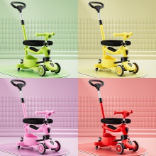儿童滑板车宝宝0-3-6岁可坐可推可滑行婴幼儿多种功能滑行车遛娃车