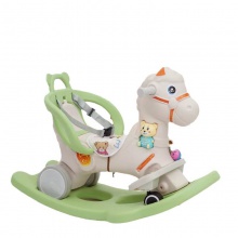 儿童摇摇马木马家用摇摇车宝宝溜溜车二合一婴儿玩具周岁 生日礼物