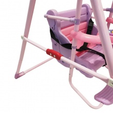 新设计室内户外悬挂式婴儿秋千可折叠易携带卡通婴儿秋千