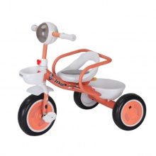 儿童三轮车带后斗护栏1-3岁男女孩脚踏车带音乐灯光自行车童车