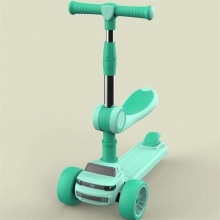 儿童滑板车1-3-6-8岁男女小孩可坐三合一可骑宝宝滑行车溜溜车