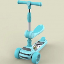 儿童滑板车1-3-6-8岁男女小孩可坐三合一可骑宝宝滑行车溜溜车