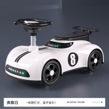 儿童滑行车静音轮助步车1-3岁小汽车儿童滑行玩具车蓝牙音乐溜溜