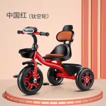 轻便儿童三轮车宝宝自行车手推车脚踏车大号童车岁金属