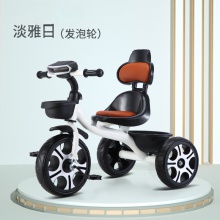 轻便儿童三轮车宝宝自行车手推车脚踏车大号童车岁金属
