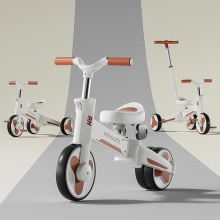 儿童三轮车平衡车脚踏车宝宝可坐可推遛娃车小孩多功能轻便自行车