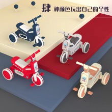 儿童三轮车脚踏车滑行男女宝宝二合一手推车小孩童车自行车脚蹬车