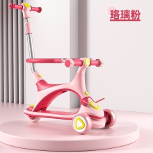 儿童滑板车可调节三合一滑板车音乐灯光滑板车儿童平衡车踏板车