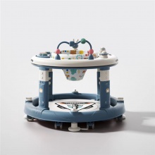 婴儿学步车男女宝宝多种功能防侧翻7-18月男女孩可坐儿童学步车