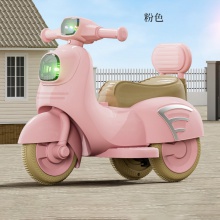 三轮滑行车宝宝小孩可坐周岁礼物玩具车儿童摩托款三轮车