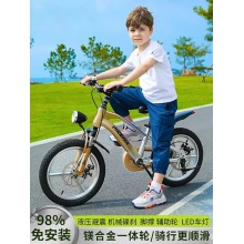 儿童自行车3-6-12岁男孩女孩中大童山地车小学生脚踏单车新款