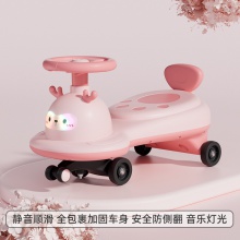 儿童扭扭车1-6岁男女宝防侧翻摇摆车带音乐灯光万向轮静音溜溜车