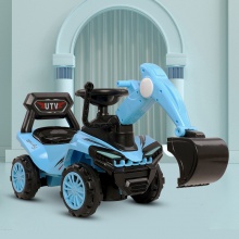 儿童滑行车四轮挖掘机可坐1-3岁2宝宝礼物工程车多种功能手推车溜溜