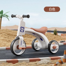 儿童脚踏三轮车简易三轮自行车男女宝宝骑行脚踏车室外滑行三轮车