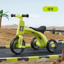 儿童脚踏三轮车简易三轮自行车男女宝宝骑行脚踏车室外滑行三轮车