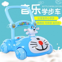 厂家直供婴儿学步车多种功能儿童助步车手推车音乐灯光玩具车可调速