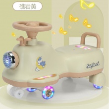 儿童新款扭扭车男女孩音乐灯光溜溜车儿童新奇玩具地摊