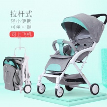 马卡龙新色儿童口袋车可折叠婴儿车可带上飞机童车儿童口袋车可折叠