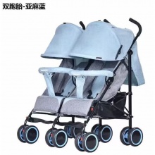 婴儿车双胞胎推车可坐可躺轻便可折叠婴儿车双胞胎推车可坐可躺