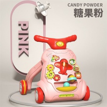 新款学步车多种功能音乐灯光手推车 防侧翻带增重水箱 可调速助步车