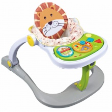 新品欢乐四合一智能学步车多种功能婴幼童宝宝助步车早教餐椅车