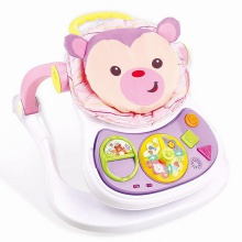 新品欢乐四合一智能学步车多种功能婴幼童宝宝助步车早教餐椅车