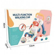 宝宝手推车婴儿学步车 多种功能防侧翻 8-16个月助步车 婴儿玩具