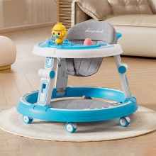 防侧翻男女宝宝助步车可推玩具学走路车婴儿学步车防O型腿多种功能