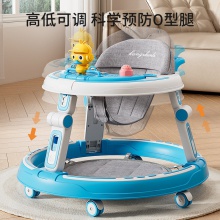 防侧翻男女宝宝助步车可推玩具学走路车婴儿学步车防O型腿多种功能